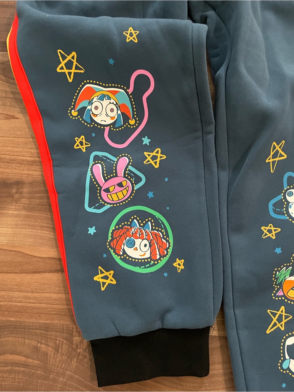 Glitch Digital Circus Unisex Sweatpants joggers small NEW - Picture 3 of 6